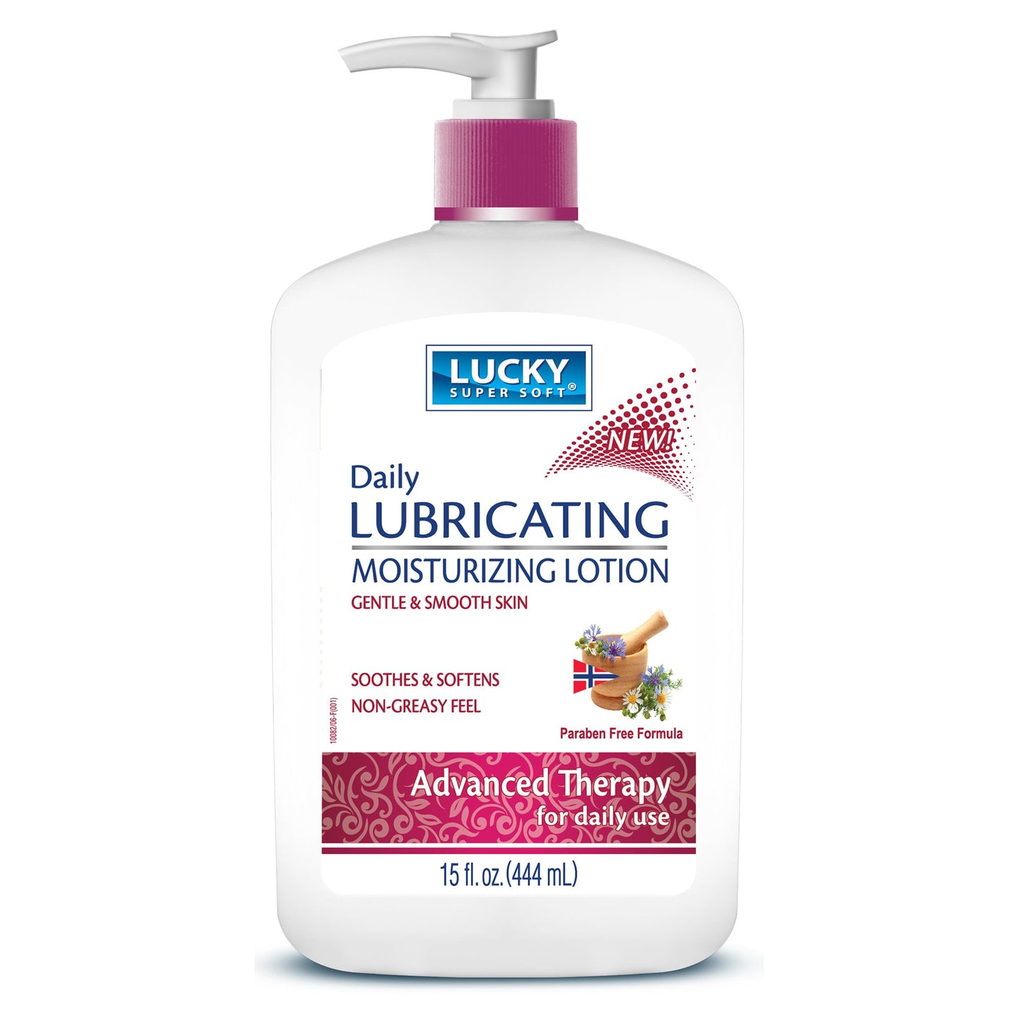 Lucky Super Soft Lubricating Lotion Advanced Therapy, 15 Fluid Ounce