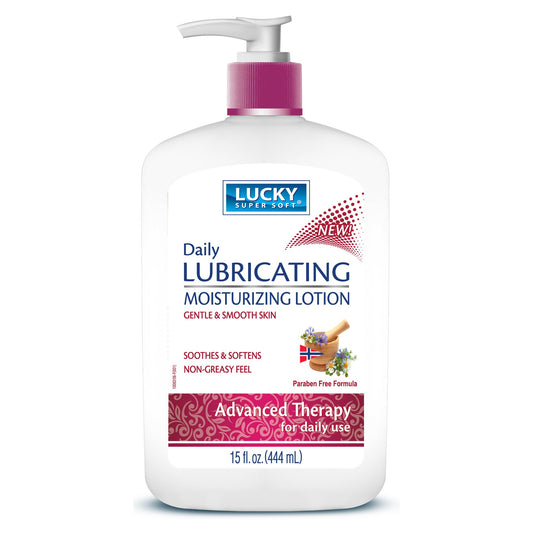 Lucky Super Soft Lubricating Lotion Advanced Therapy, 15 Fluid Ounce