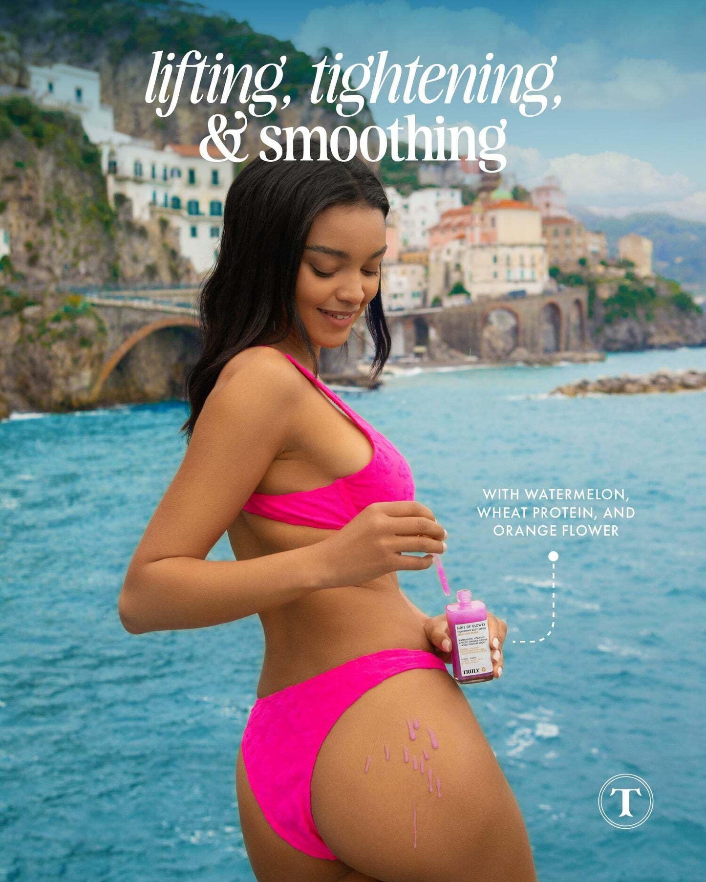 Truly Beauty Buns of Glowry Glow & Tighten Serum, Skin Tightening Cream Serum, Cellulite Cream for Thighs and Buns Fast Absorbing. Butt Enhancement Beauty & Personal Care Truly