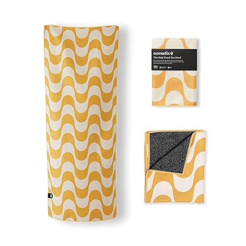 Nomadix Mini Towel - Perfect for Beach, Pool, Travel, Camping, Yoga - Made with Recycled Materials - Super Absorbent - Sand Resistant - Copacabana…