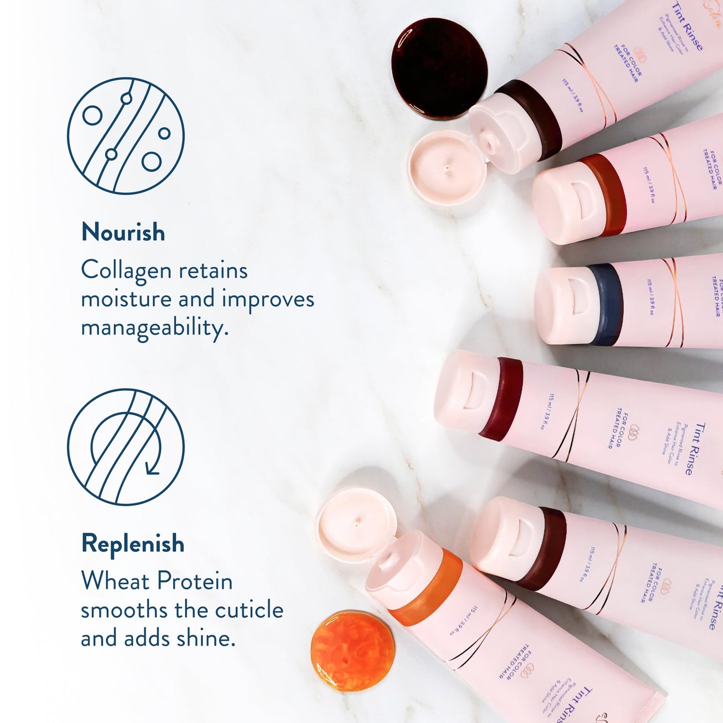 eSalon Color Depositing Hair Color Booster Treatment - Tint Rinse Hair Toner & Enhancer - Professional-Grade Mask - Apply with Shampoo & Conditioner