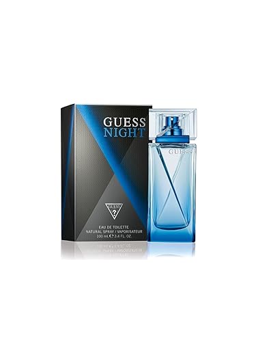 Guess Night Eau de Toilette Spray for Men, 3.4 Ounce