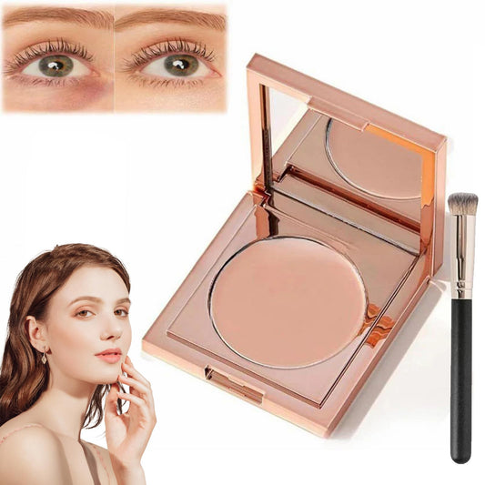 Colored Clay CC Undereye Corrector, CC with Brush Under Eye Concealer, Colored Clay CC Undereye Corrector, for Concealing Dark Circles (#1