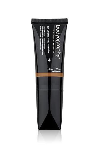 Bodyography Sun Defense Tinted Moisturizer, 1.5 oz | Lightweight SPF Tint with Hyaluronic Acid & Mineral Pigments | Hydrating, Vegan Sheer Coverage