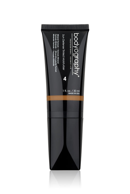 Bodyography Sun Defense Tinted Moisturizer, 1.5 oz | Lightweight SPF Tint with Hyaluronic Acid & Mineral Pigments | Hydrating, Vegan Sheer Coverage