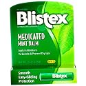 Blistex Medicated Lip Balm Protectant/Sunscreen SPF 15 Mint, 0.15 OZ Pack of 2