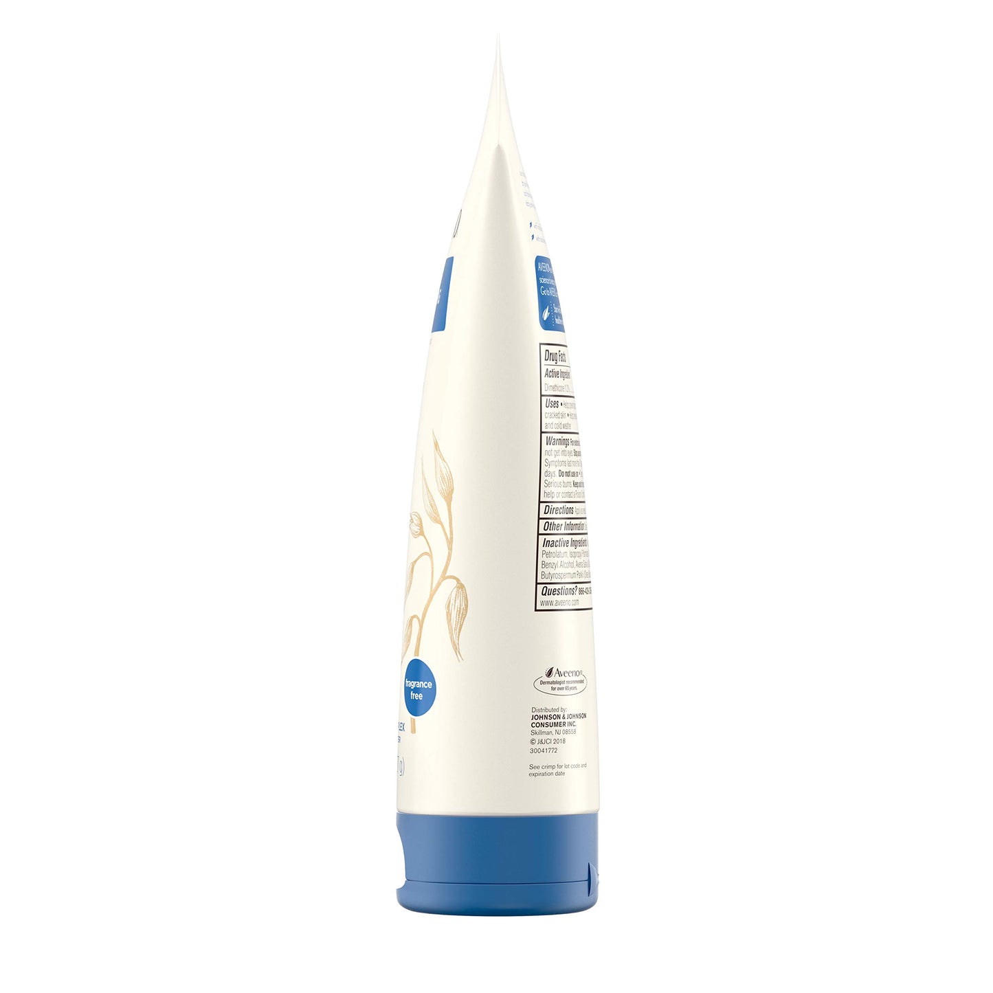 Aveeno Skin Relief 24-Hour Moisturizing Lotion for Sensitive Skin with Natural Shea Butter & Triple Oat Complex, Unscented Therapeutic Lotion