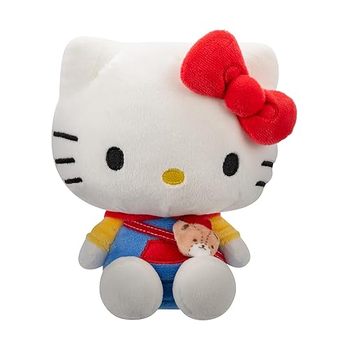 Jazwares Hello Kitty Series 1 Plush - Hoodie Fashion and Bestie Accessory - Officially Licensed Sanrio Hello Kitty and Friends Product from