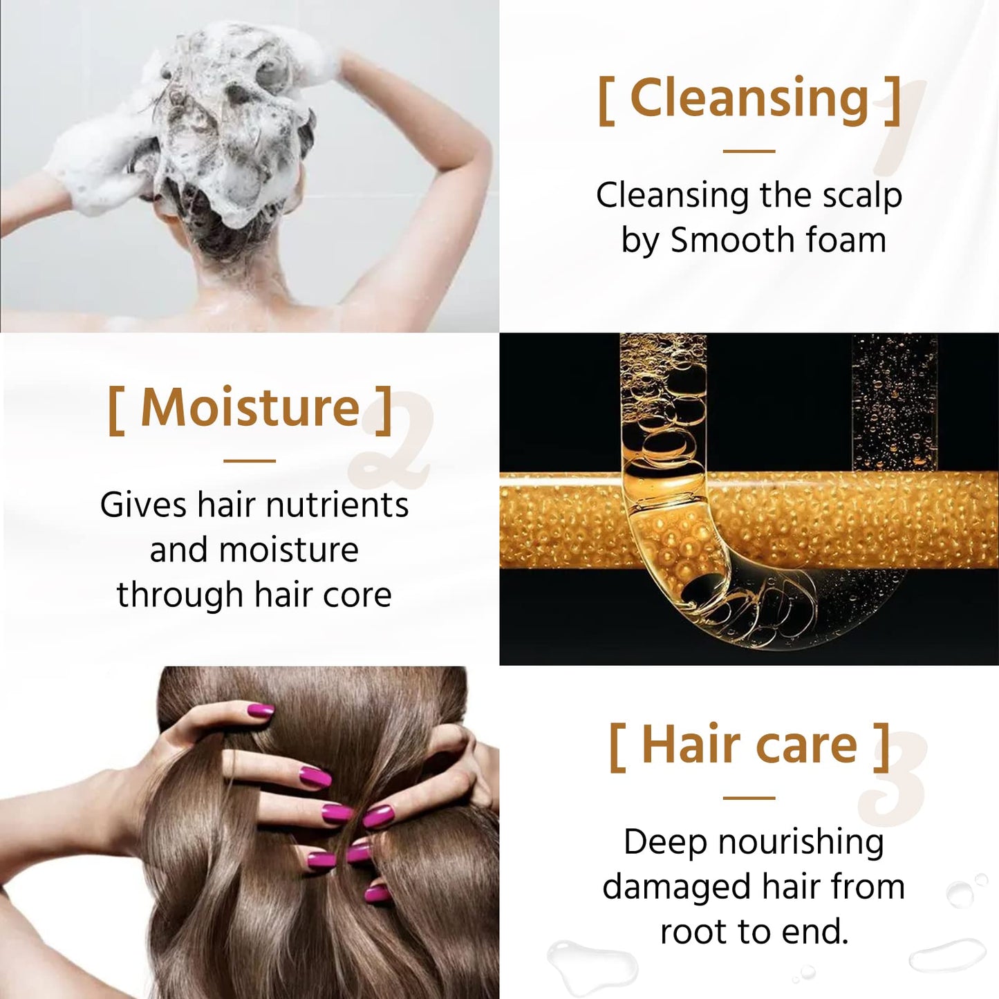 Natural Organic Sulfate Free Moroccan Argan Oil Shampoo and Conditioner Set - Color Safe Treatment, UV Protection, Intense Moisturizing For Dry