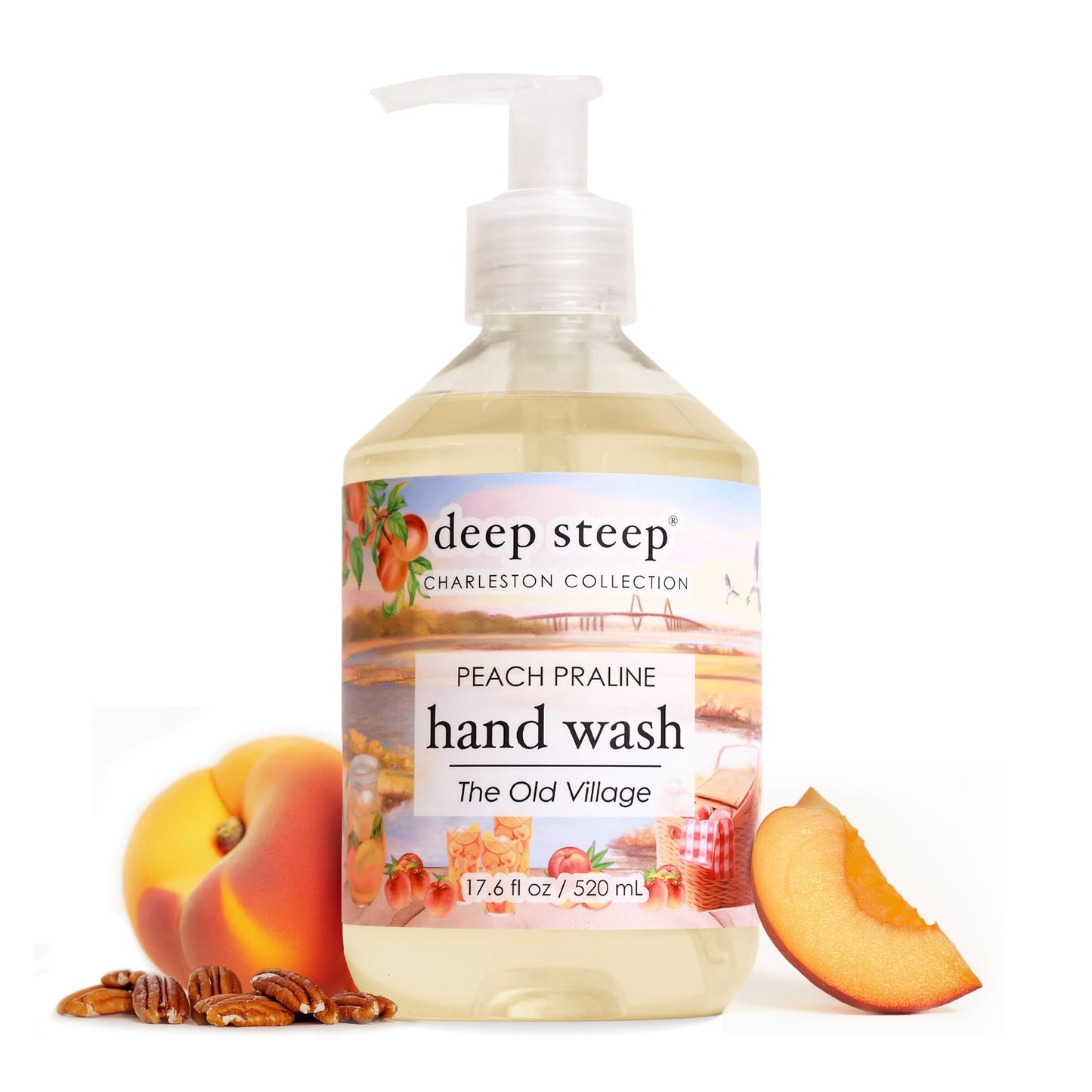 Deep Steep Liquid Hand Wash, 17.6 Ounces (Peach Praline) Beauty & Personal Care Deep Steep