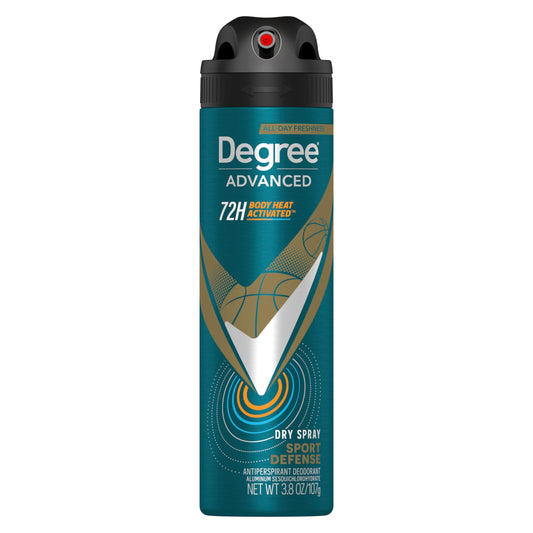 Degree Men Antiperspirant Deodorant Dry Spray Sport Defense 72-Hour Sweat and Odor Protection Deodorant For Men With Body Heat Activated Technology Beauty and Personal Care Degree