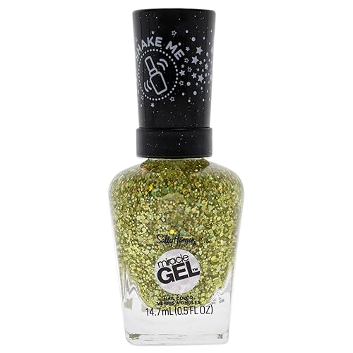 Sally Hansen Miracle Gel Nail Color, All That Glitters, 0.5 Fl Oz