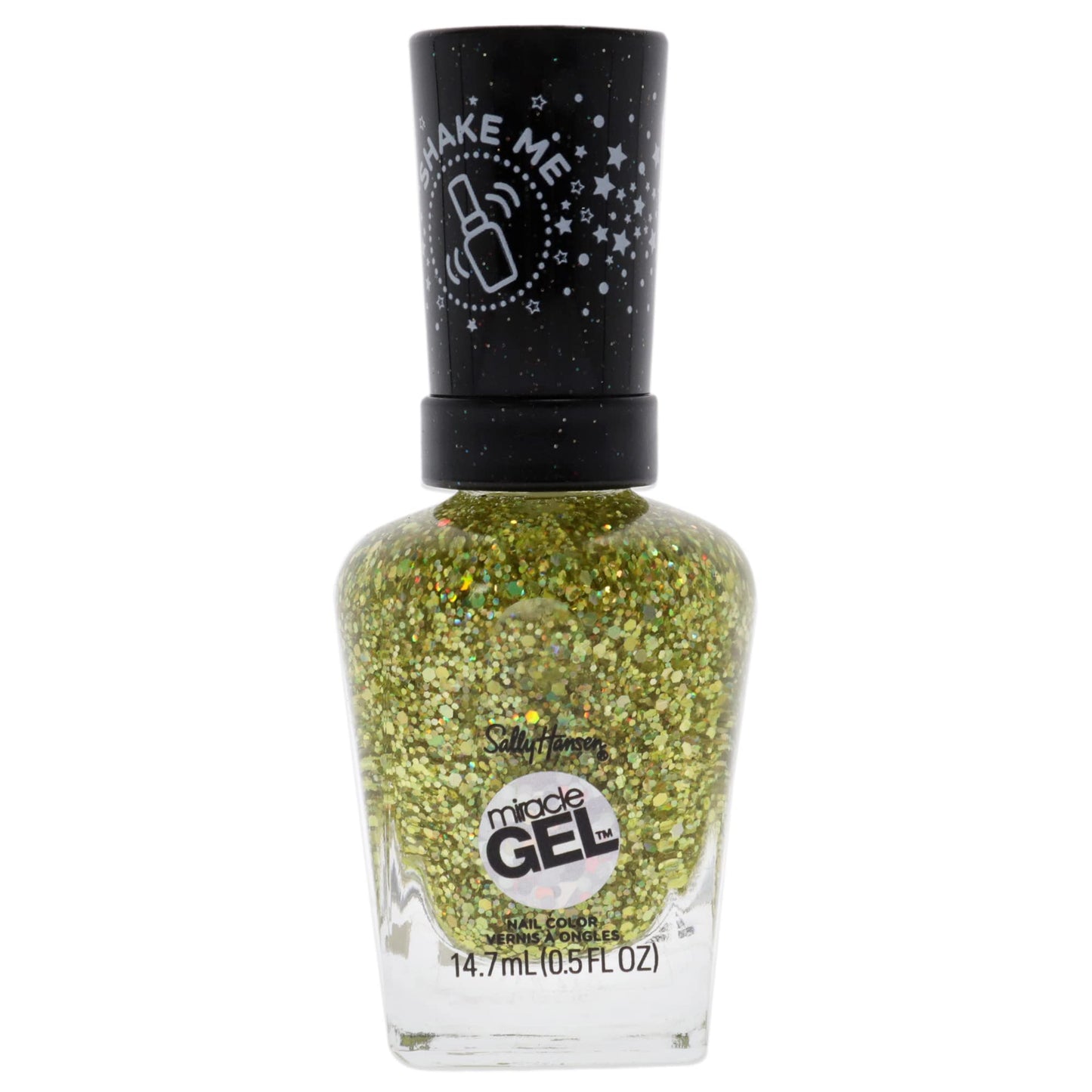 Sally Hansen Miracle Gel Nail Color, All That Glitters, 0.5 Fl Oz