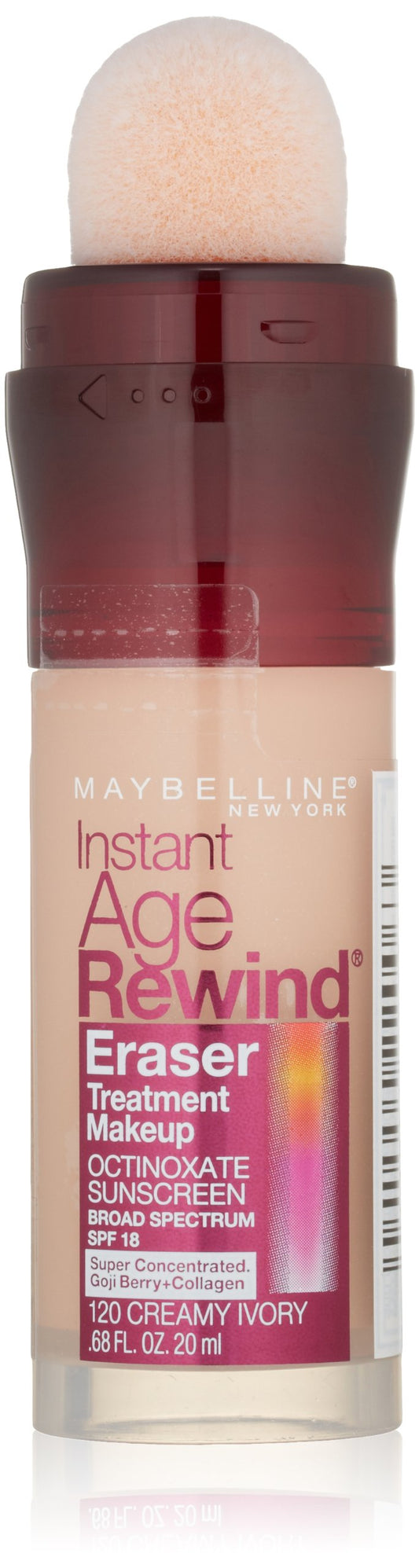 Maybelline Instant Age Rewind Eraser Treatment Makeup, Creamy Ivory, 0.68 fl. oz.