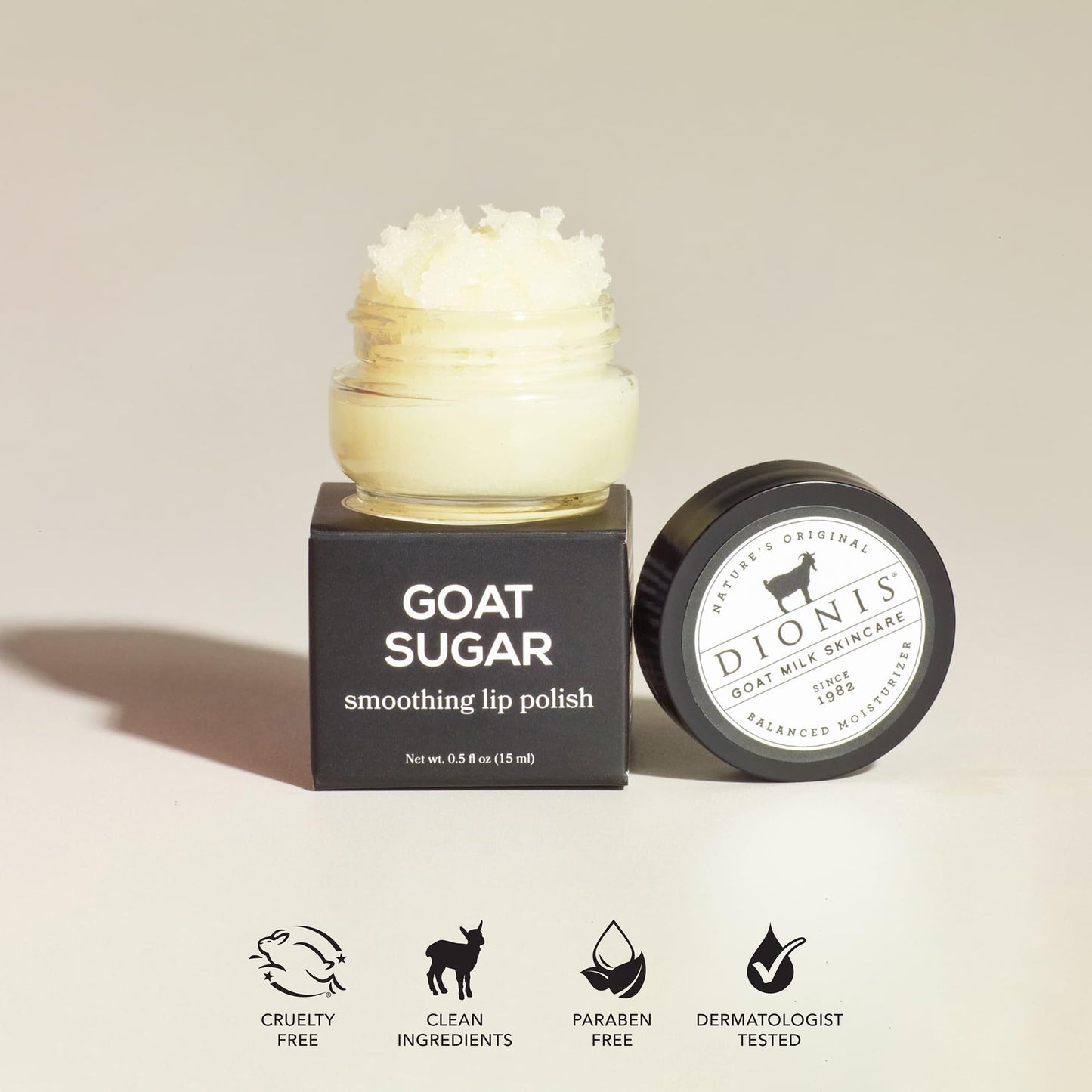 Dionis Goat Milk Sugar Lip Scrub 0.5 oz (Pack of 1)