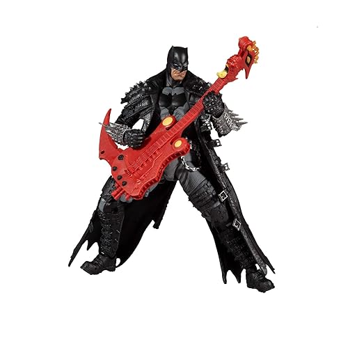 McFarlane Toys - DC Multiverse Dark Nights: Death Metal Batman 7" Action Figure with Build-A 'Darkfather' Parts and Accessories