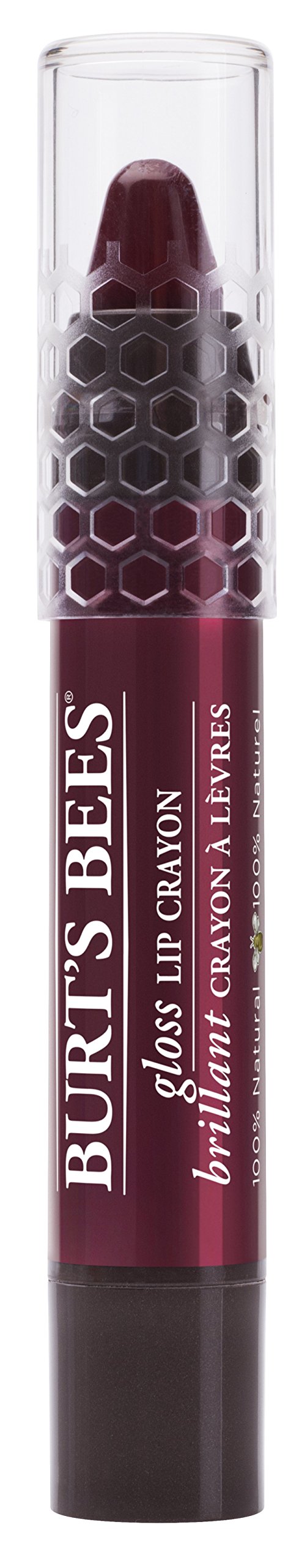 Burt's Bees 100% Natural Moisturizing Gloss Lip Crayon, Bordeaux Vines - 1 Crayon