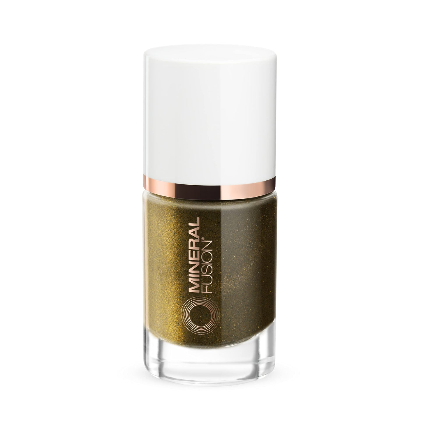 Mineral Fusion Nail Polish, Dark Glitter Gold, Gold Rush 0.33 Fl Oz (Pack of 1) Beauty & Personal Care Mineral Fusion