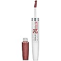Maybelline Super Stay 24, 2-Step Liquid Lipstick Makeup, Long Lasting Highly Pigmented Color with Moisturizing Balm, Constant Cocoa, Brown, 1 Count