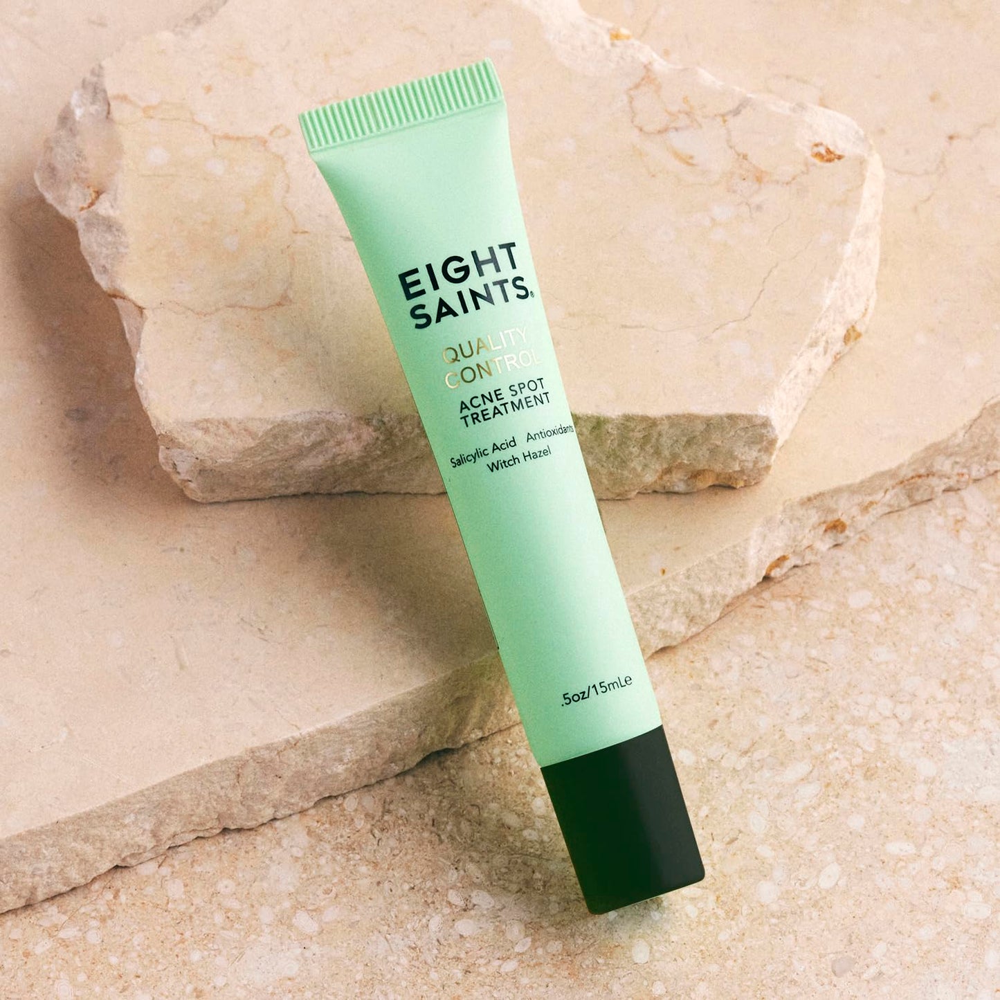 Eight Saints Quality Control Acne Treatment For Face Pimples and Zits with 2% BHA Salicylic Acid, Natural and Organic Acne Spot Treatment, Fast Acne