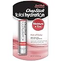 ChapStick Total Hydration Moisture + Tint Coral Blush Tinted Lip Balm Tube, Tinted Moisturizer - 0.12 Oz