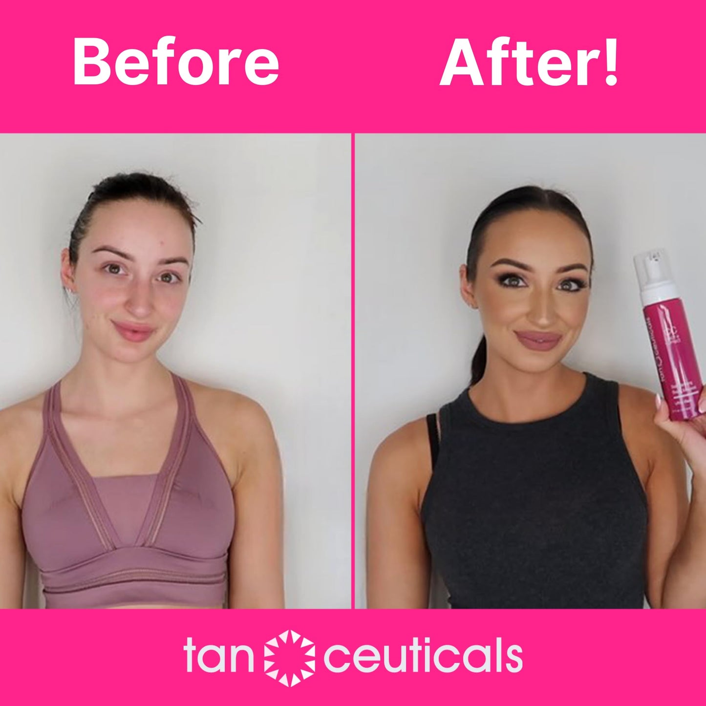 Tanceuticals CC Self Tanning Body Mousse - Ultra Dark Self Tanner - Healthy Ingredients & Fresh Coconut Scent Give Instant, Natural-Looking