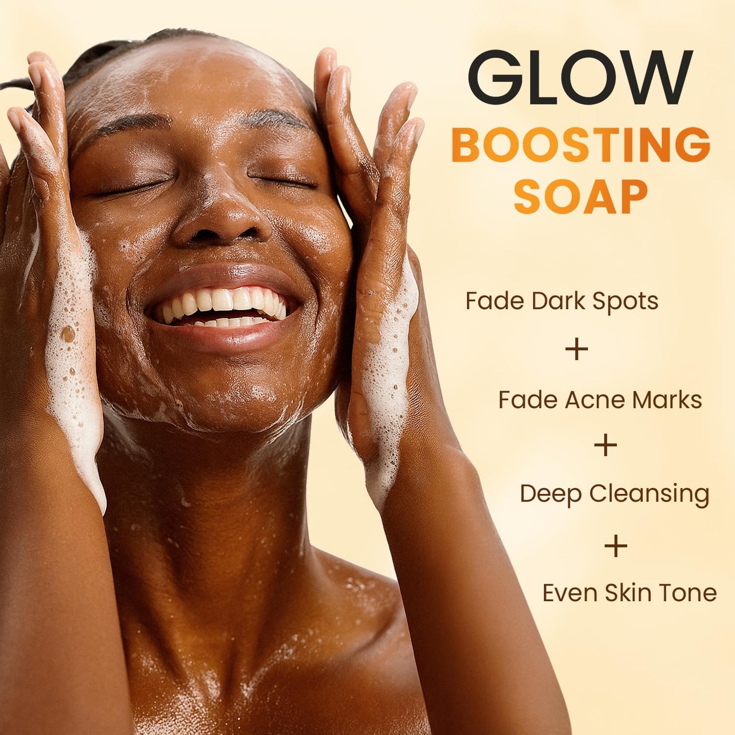QOOQ Turmeric Kojic Acid Soap for Dark Spots Remover - Facial Cleansing Bar with Vitamin C, Retinol, Collagen, Vitamin E, Glycerin, Shea Butter Beauty and Personal Care QOOQ