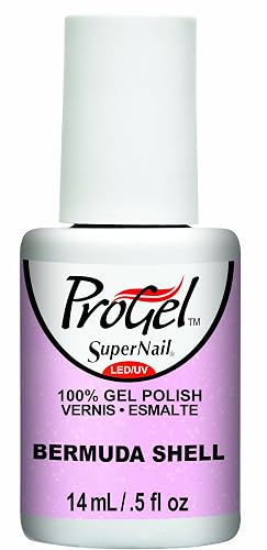 Supernail Progel Nail Lacquer, Bermuda Shell, 0.5 Fluid Ounce Beauty & Personal Care SuperNail
