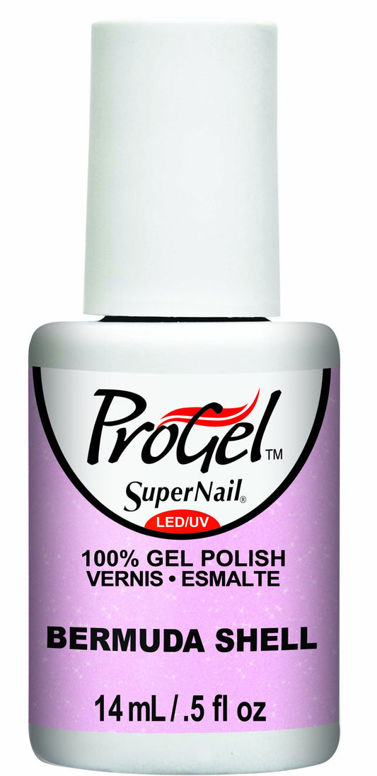 Supernail Progel Nail Lacquer, Bermuda Shell, 0.5 Fluid Ounce Beauty & Personal Care SuperNail