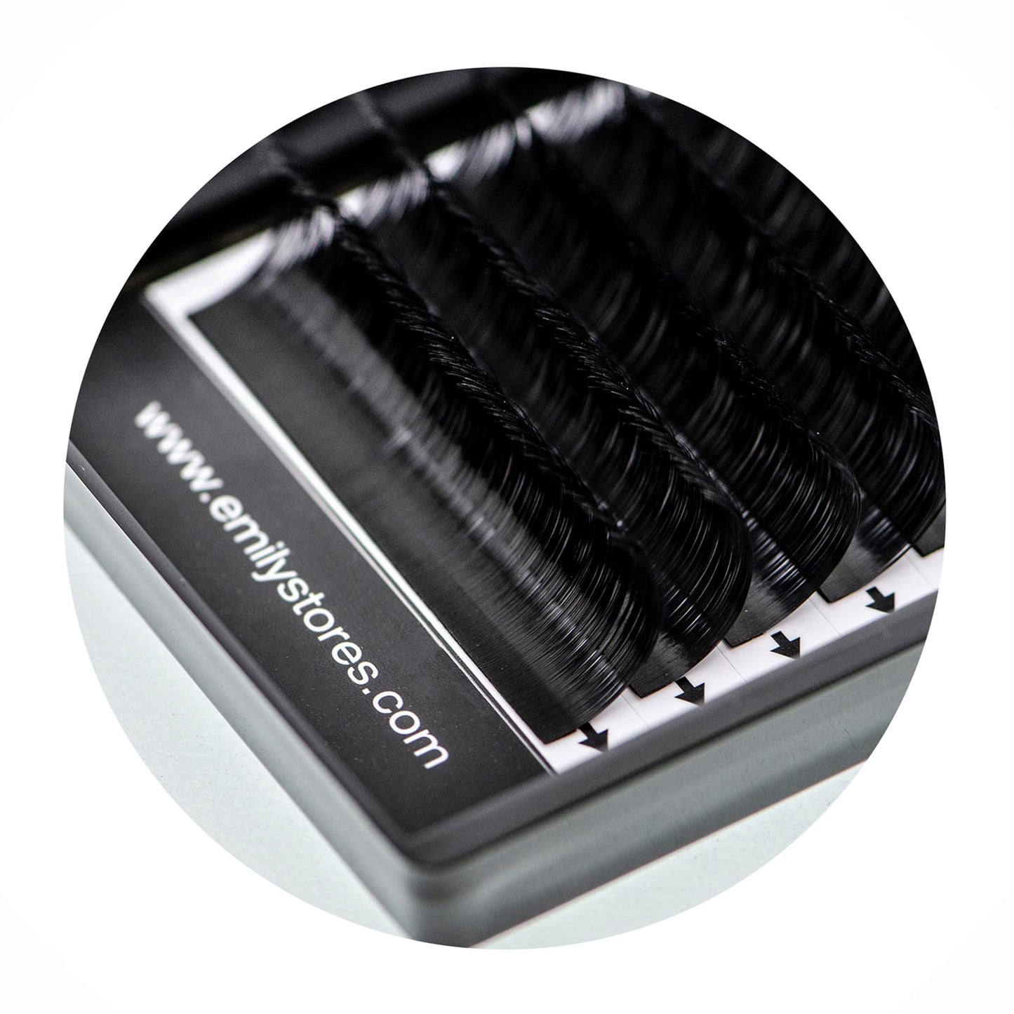 EMILYSTORES Lash Extensions 0.07mm Thickness J Curl Length 8mm Natural Looking Easy Fan Eye Lashes For Eyelash Extensions(0.07,J,8mm)