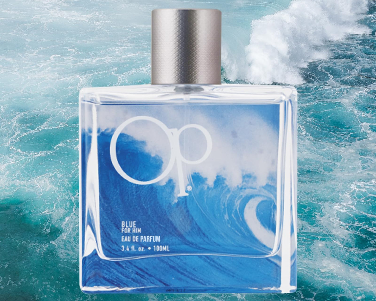 Ocean Pacific Blue for Him Eau De Toilette Spray, 3.4 Oz