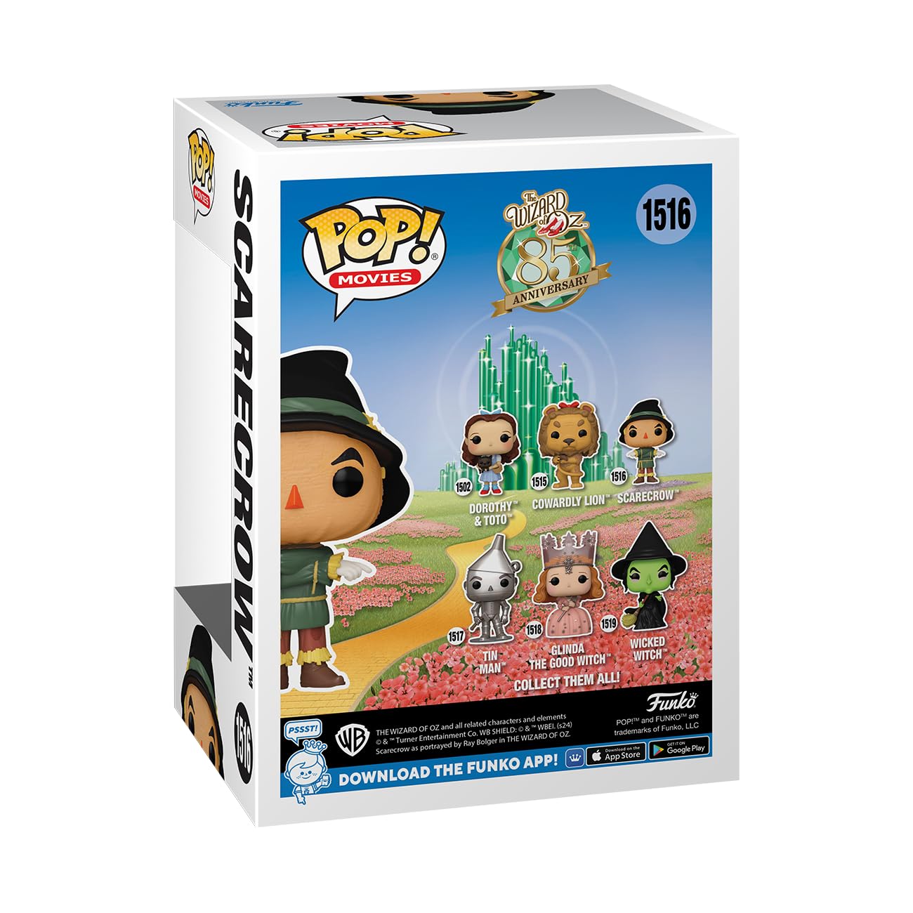 Funko POP! Movies: The Wizard of Oz - The Scarecrow - Collectable Vinyl Figure - Gift Idea - Official Merchandise - for Kids & Adults - Movies Fans…