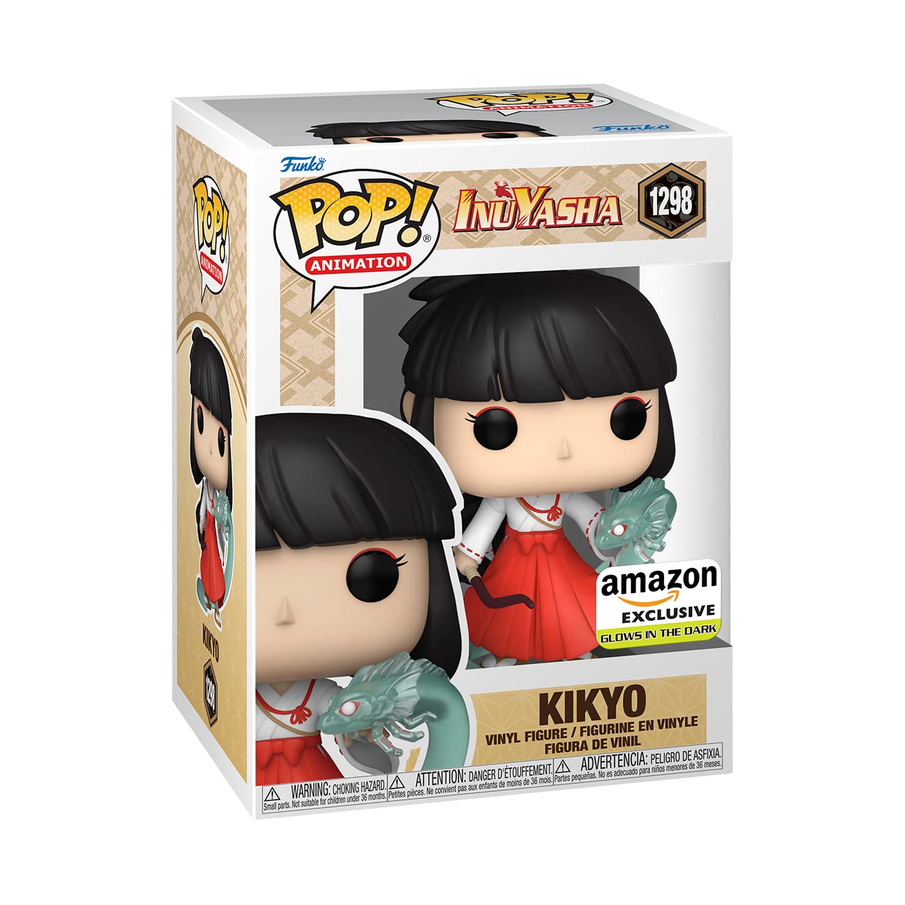 Funko POP! Animation: Inuyasha - Kikyo - Glow in The Dark - Translucent - Collectable Vinyl Figure - Gift Idea - Official Merchandise - for Kids…