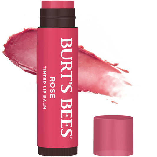 Burt's Bees Lip Tint Balm, Long Lasting 2 in 1 Duo Tinted Balm Formula, Color Infused with Hydrating Shea Butter for a Natural Looking Buildable