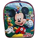 Ruz Mickey Mouse Toddle Boy 12 Inch Mini Backpack (Blue-Red)
