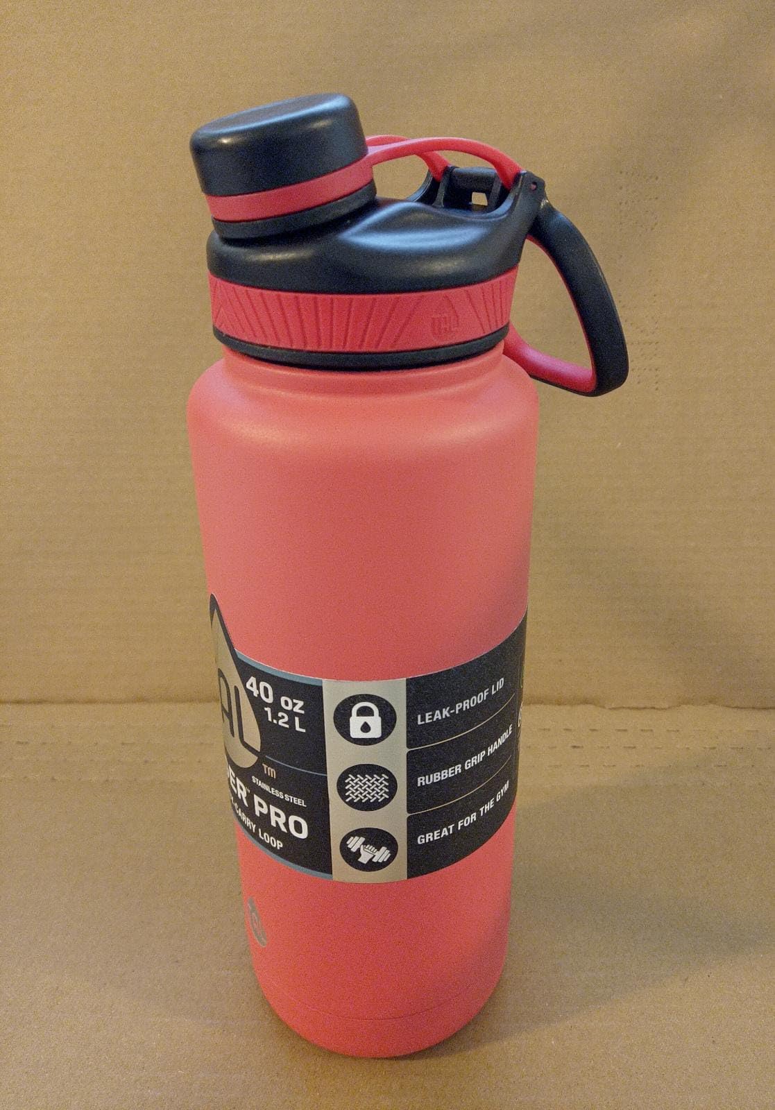 Tal Stainless Steel Ranger Water Bottle 40 fl oz (Pink)