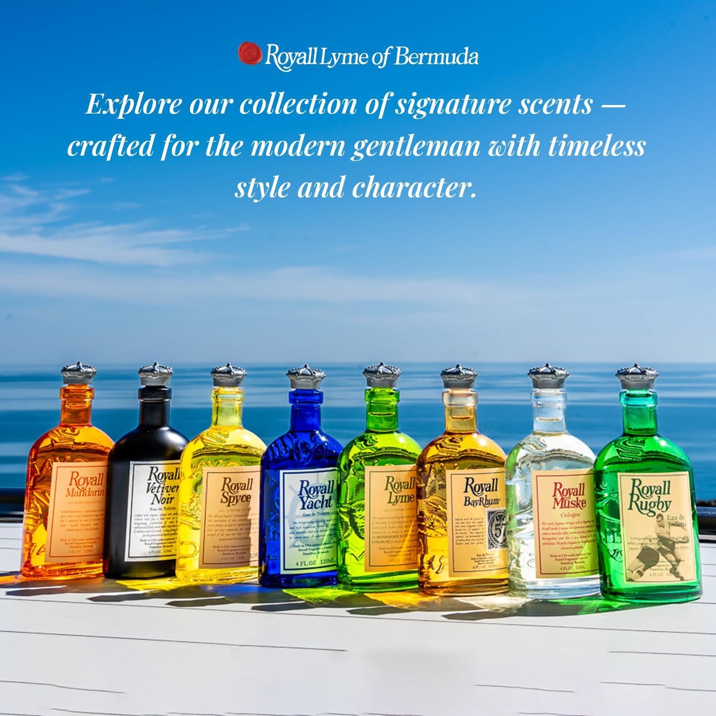 ROYALL BAYRHUM '57, Men's Heritage Eau de Toilette, Classic Bay Rum Fragrance - 2 Fl oz Splash