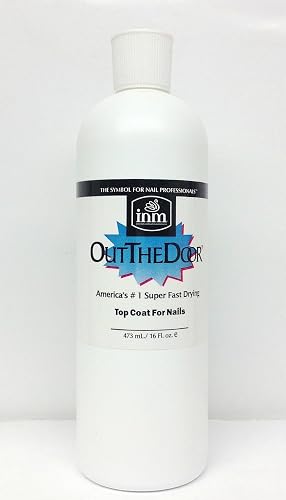 Out The Door - Super Fast Drying Top Coat for Nails - 16 oz Beauty & Personal Care Out the Door