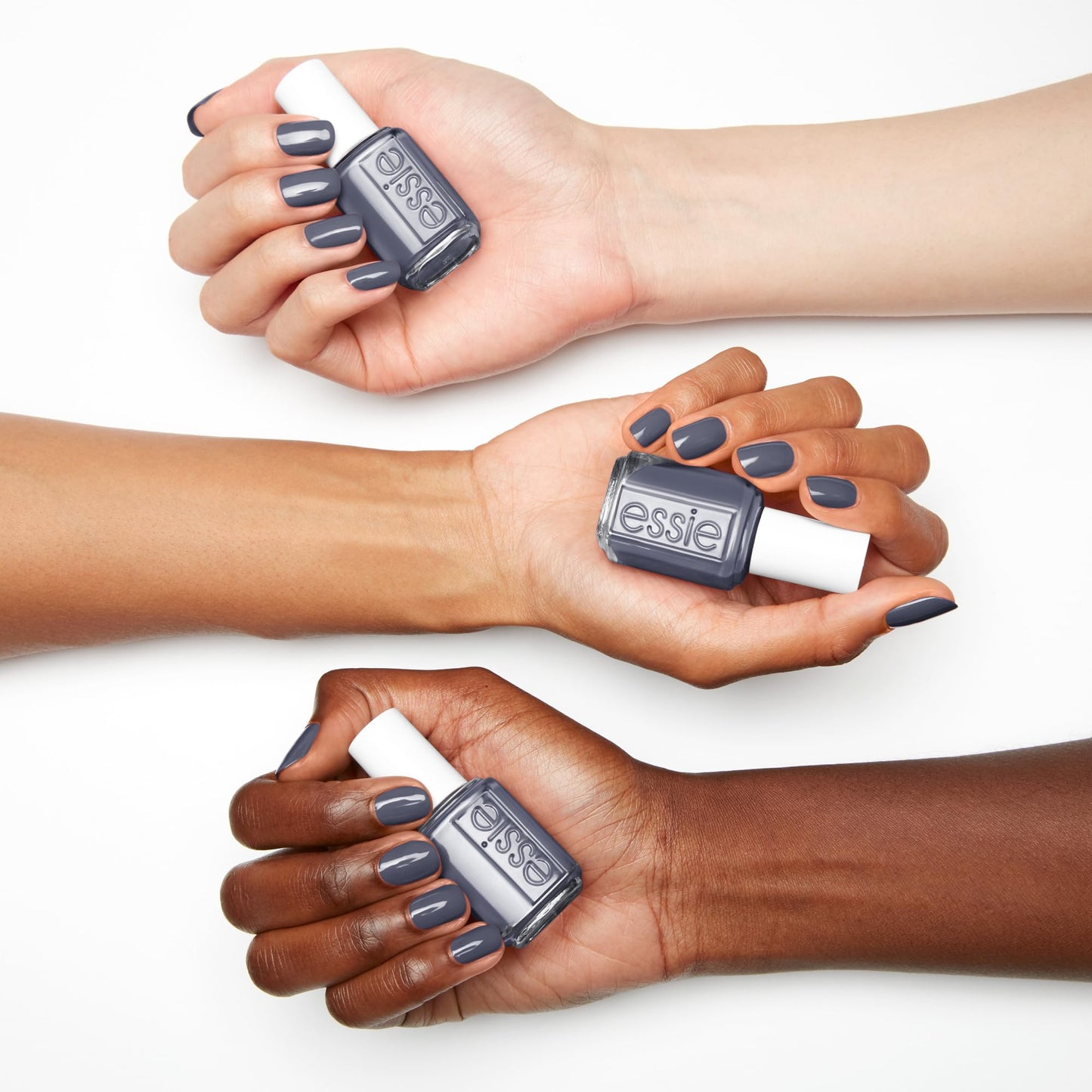 essie Nail Polish, Salon-Quality Steel Gray Nail Polish, Vegan, Toned Down, 0.46 fl oz Beauty & Personal Care essie
