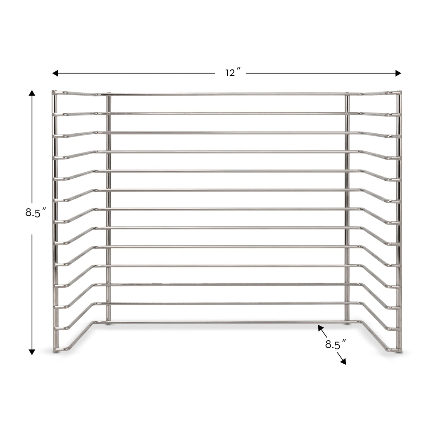 Melissa & Doug Puzzle Storage Rack - Wire Rack Holds 12 Puzzles