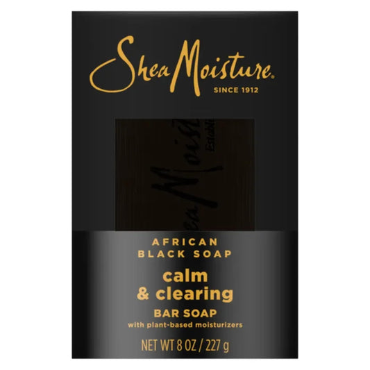 Shea Moisture African Black Soap With Shea Butter 8 oz (Pack of 5)