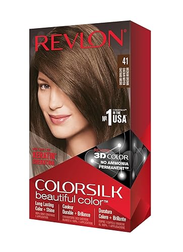 Revlon ColorSilk Haircolor, Medium Brown (Pack of 3)