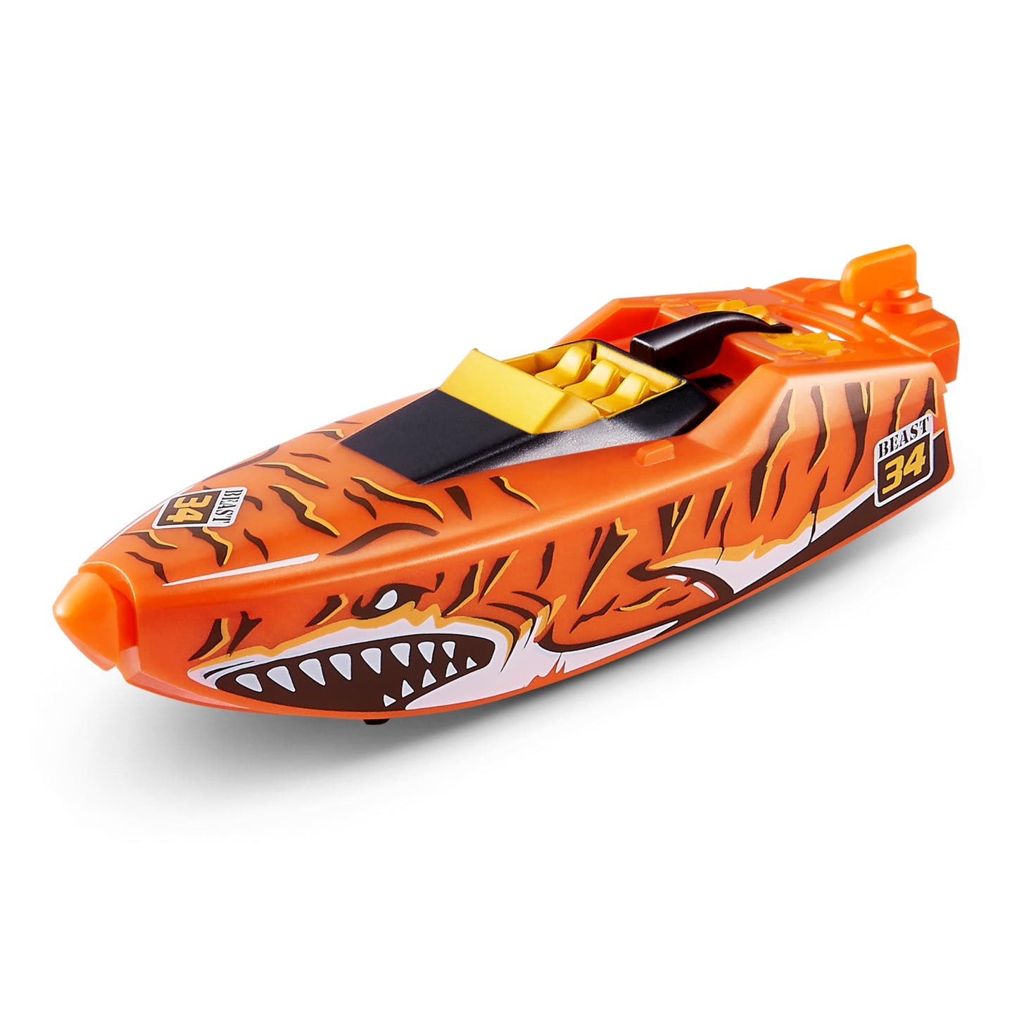 Robo Alive Robo Boats, Tiger Shark & Robo Shark Boat, 2 Pack, by ZURU Water Activated Boat Toy, (Amazon Exclusive)