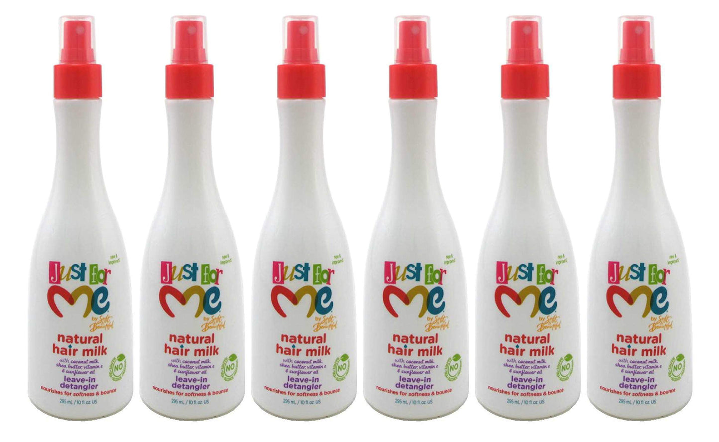 Just For Me Hair Milk Leave-In Detangler 10 Ounce (Pack of 6)