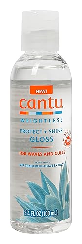 Cantu Weightless Protect + Shine Gloss, 3.4 Fl Oz (100ml)