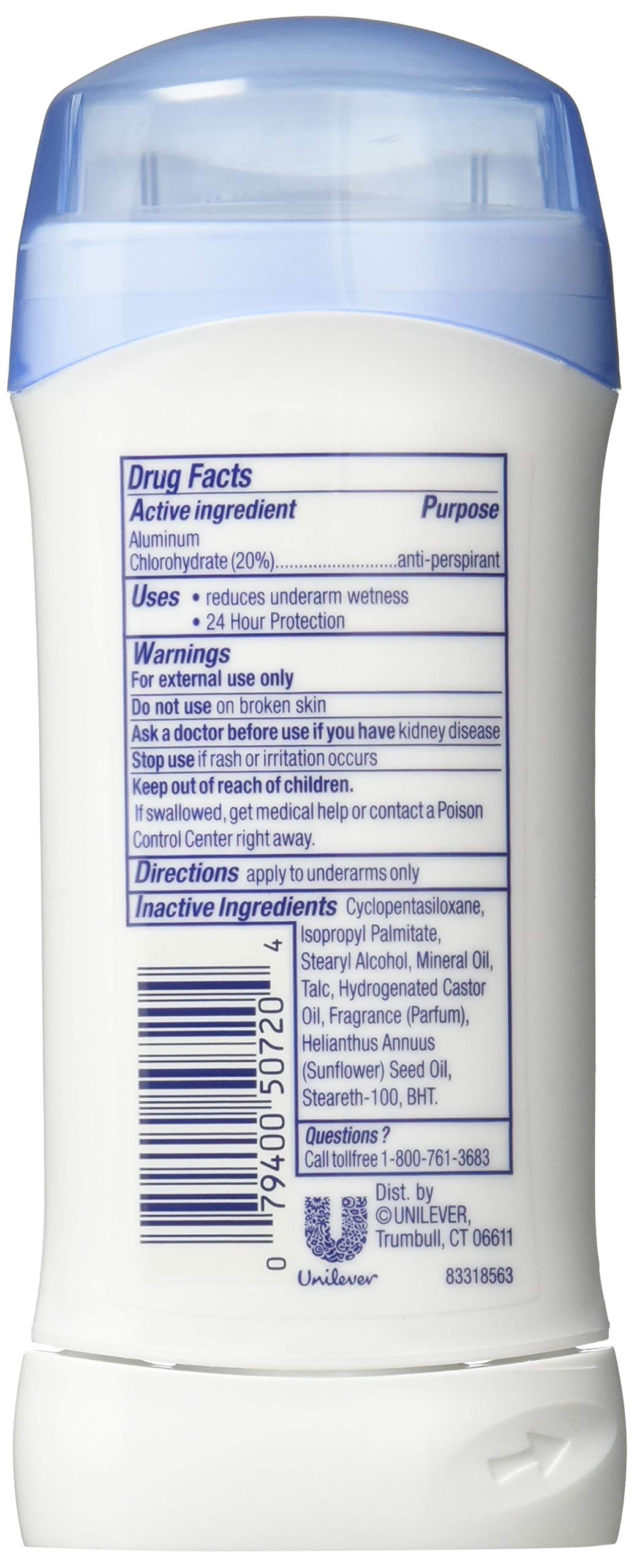 Dove Anti-Perspirant Deodorant Invisible Solid Powder, 2.6 Ounce (Pack of 4) Beauty and Personal Care Dove