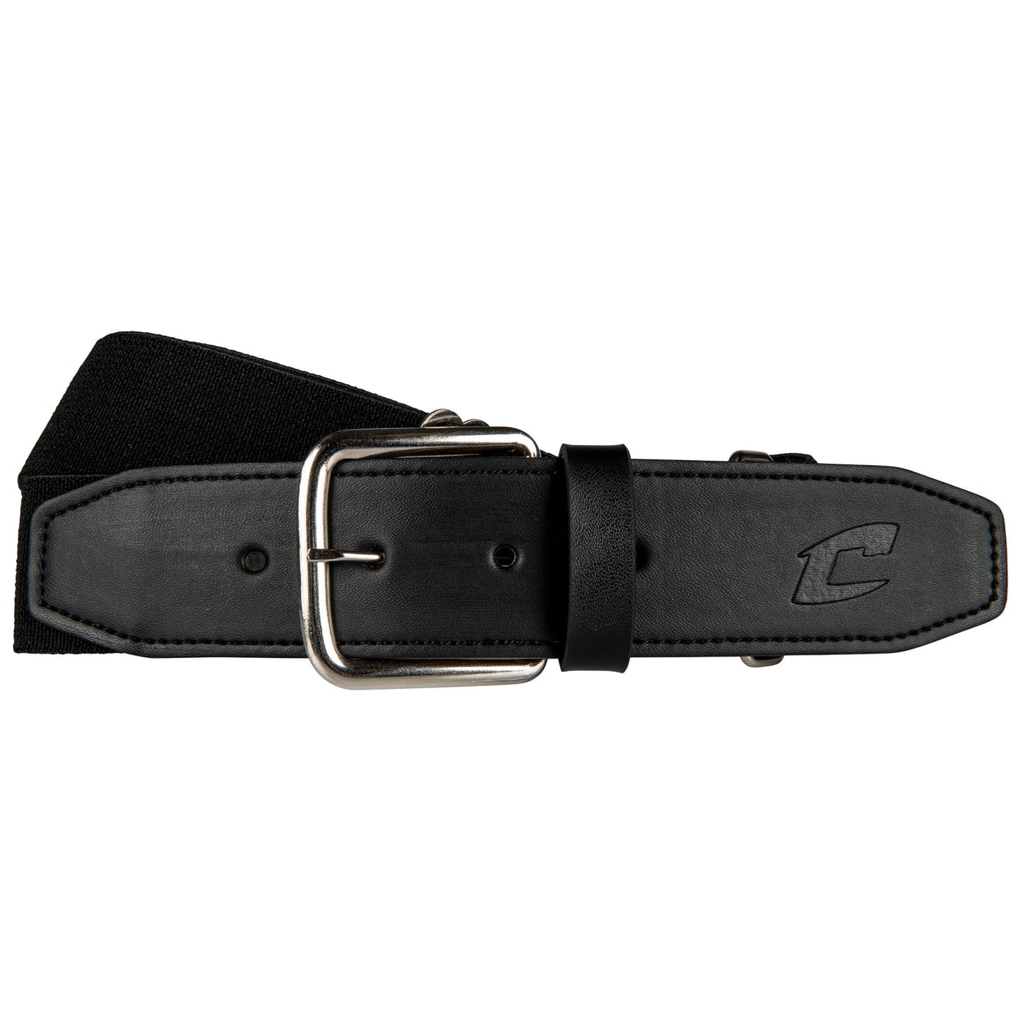 CHAMPRO boys Mvp Baseball Belt, Black, Youth 1-1 4 US