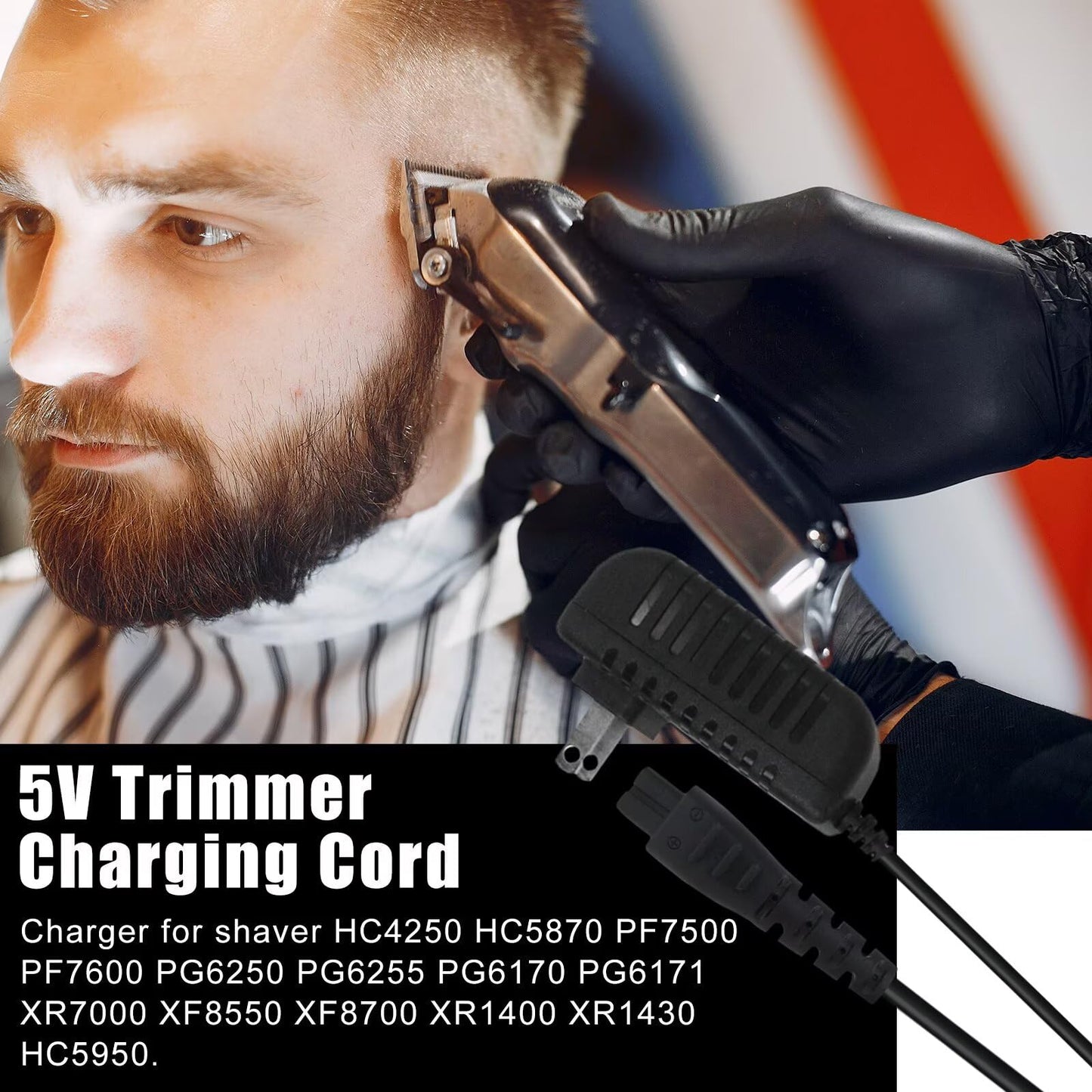 US! 5V Charger Power Supply Cable Cord Replacement Fit for Remington PR1240, PR1250, PR1260, PR1270, PR1285, PR1340, PR1342, PR1360, PR1362, PR1385 Beauty and Personal Care YTXXDEUS