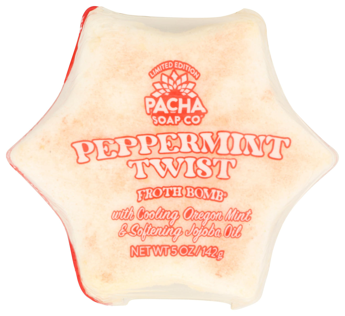PACHA SOAP Peppermint Twist Froth Bomb, 5 OZ
