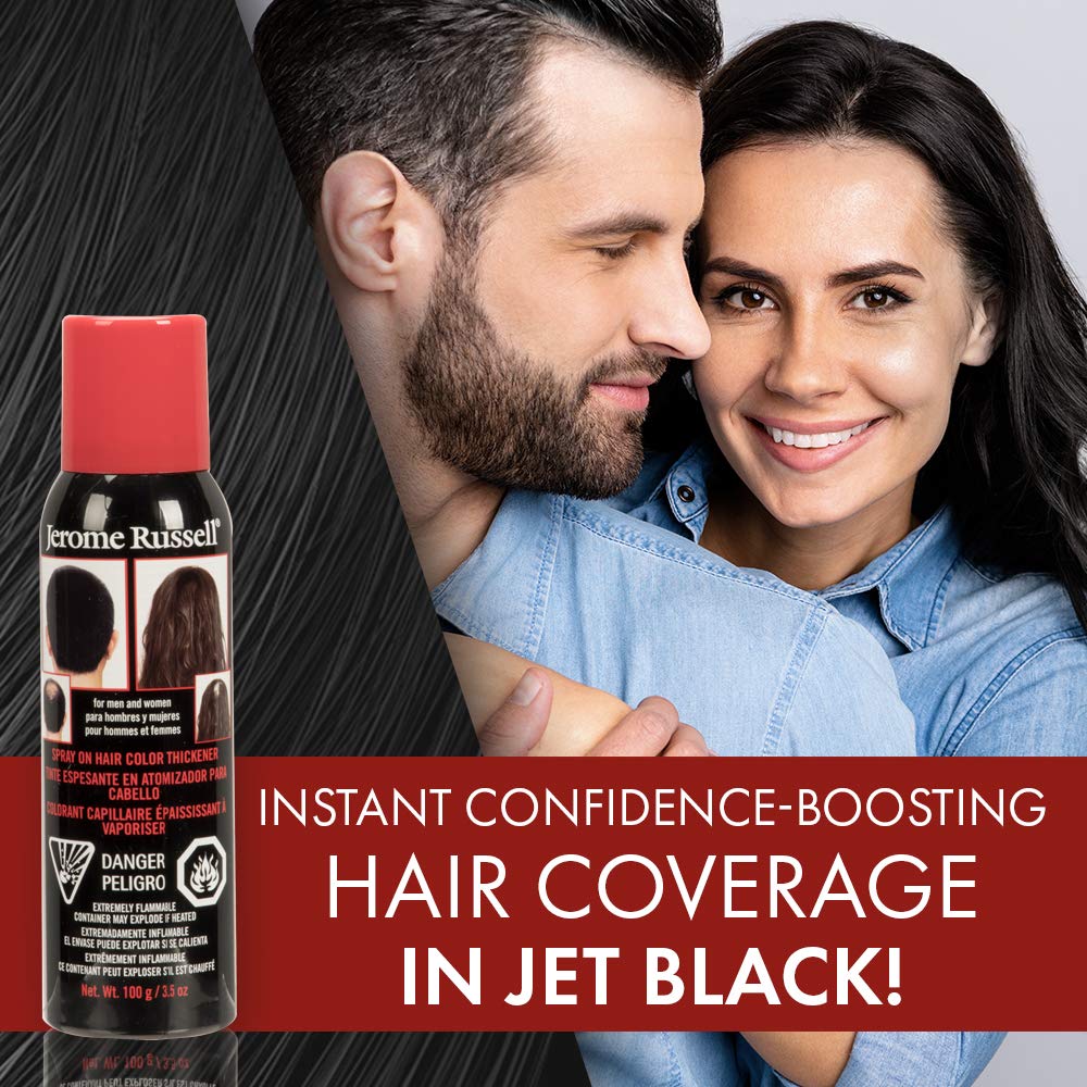 JEROME RUSSELL Hair Color Thickener - Jet Black